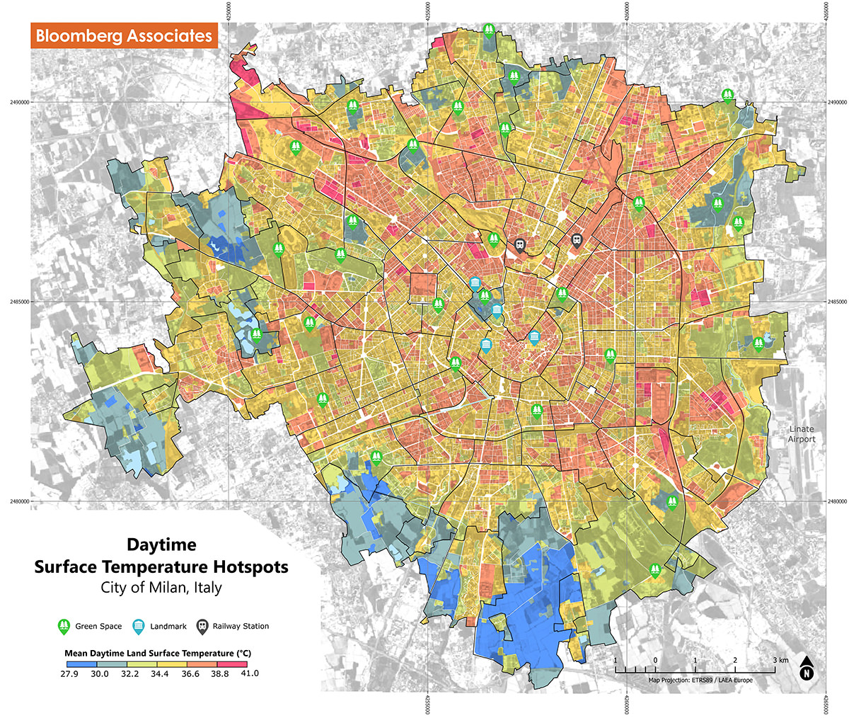 Milan Heat Map