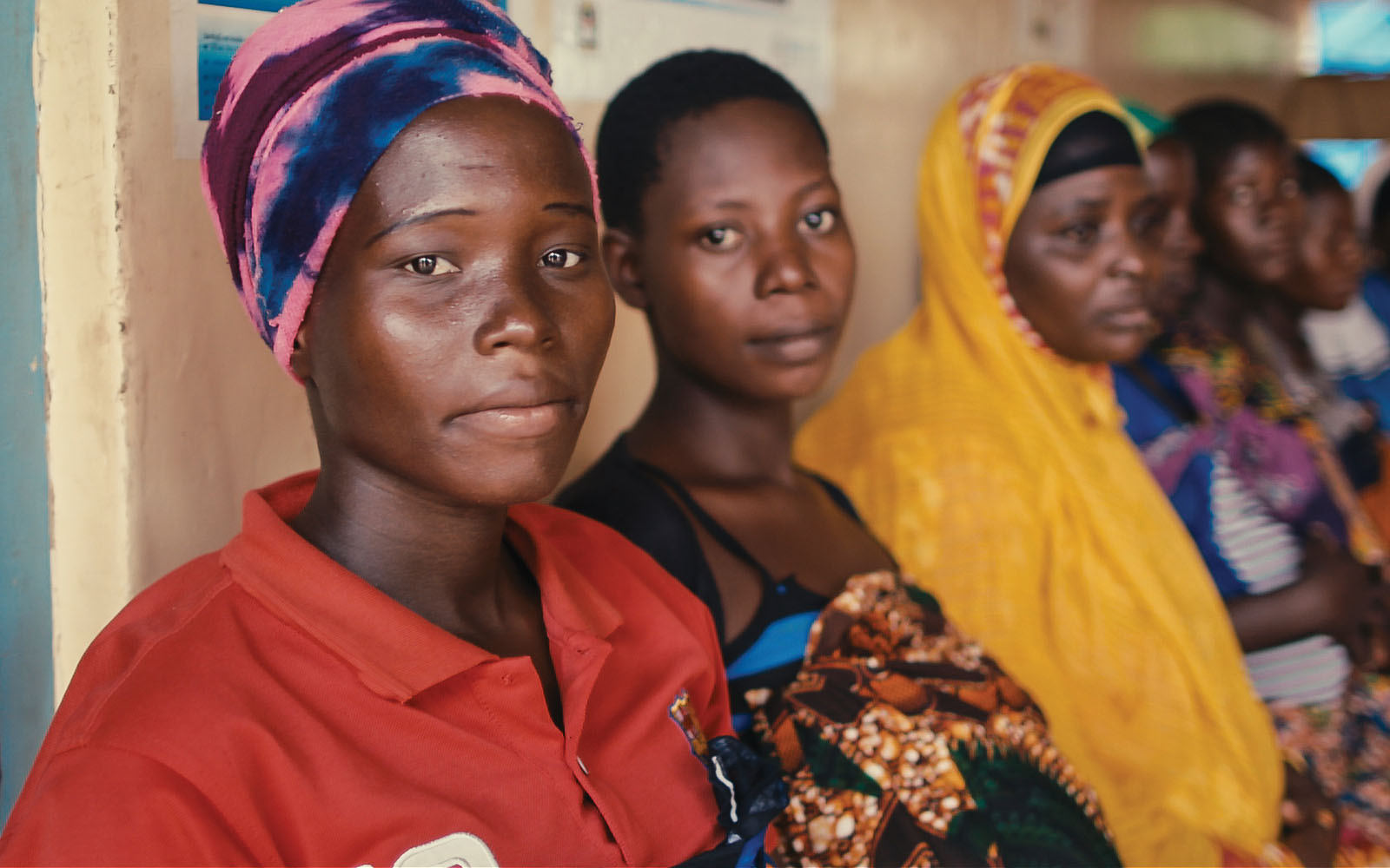 Women in a Bloomberg Philanthropies-supported health center’s maternity ward in Tanzania.