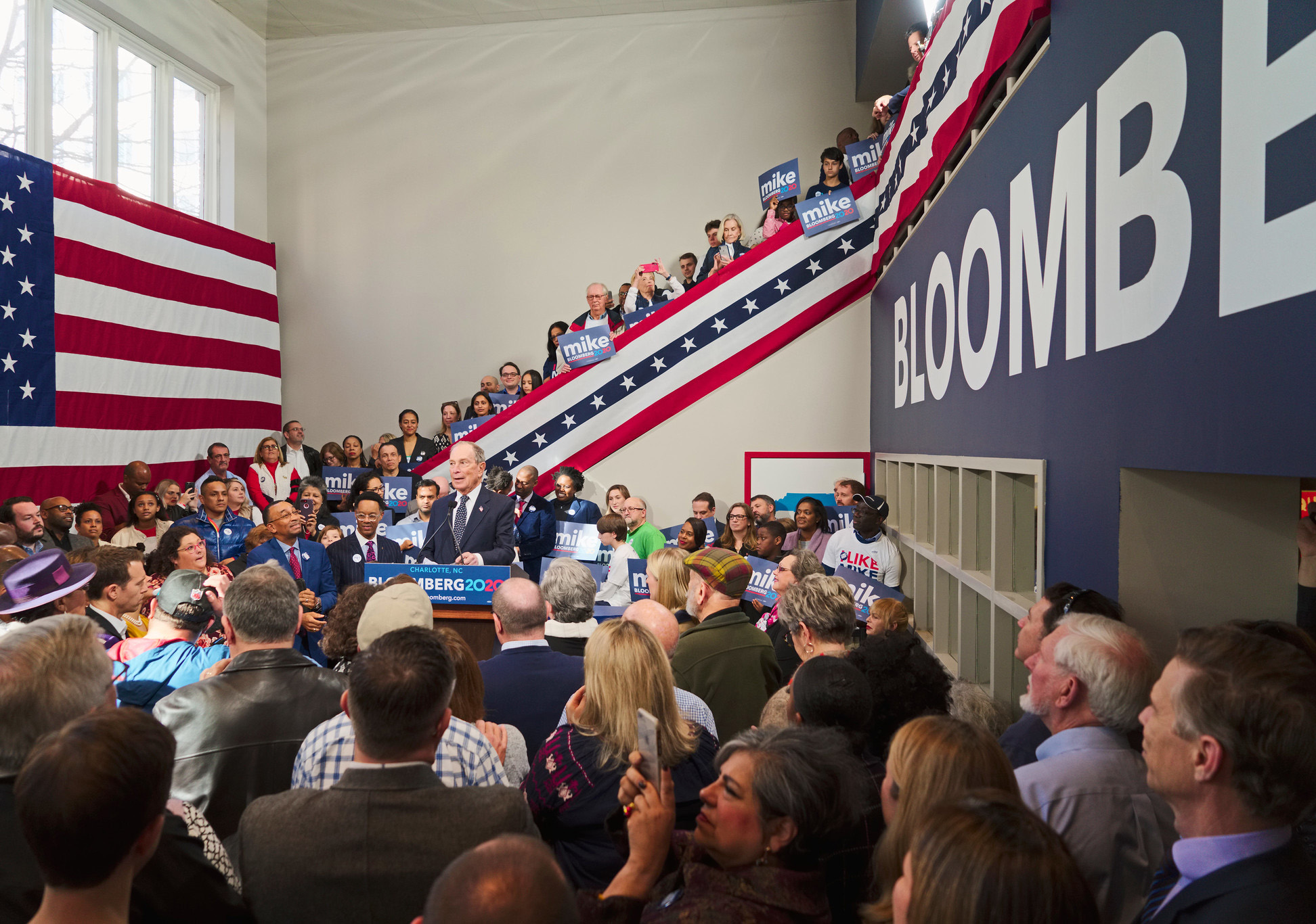 Mike Bloomberg Visits Charlotte, North Carolina for the Opening of the First Mike2020 Field Office