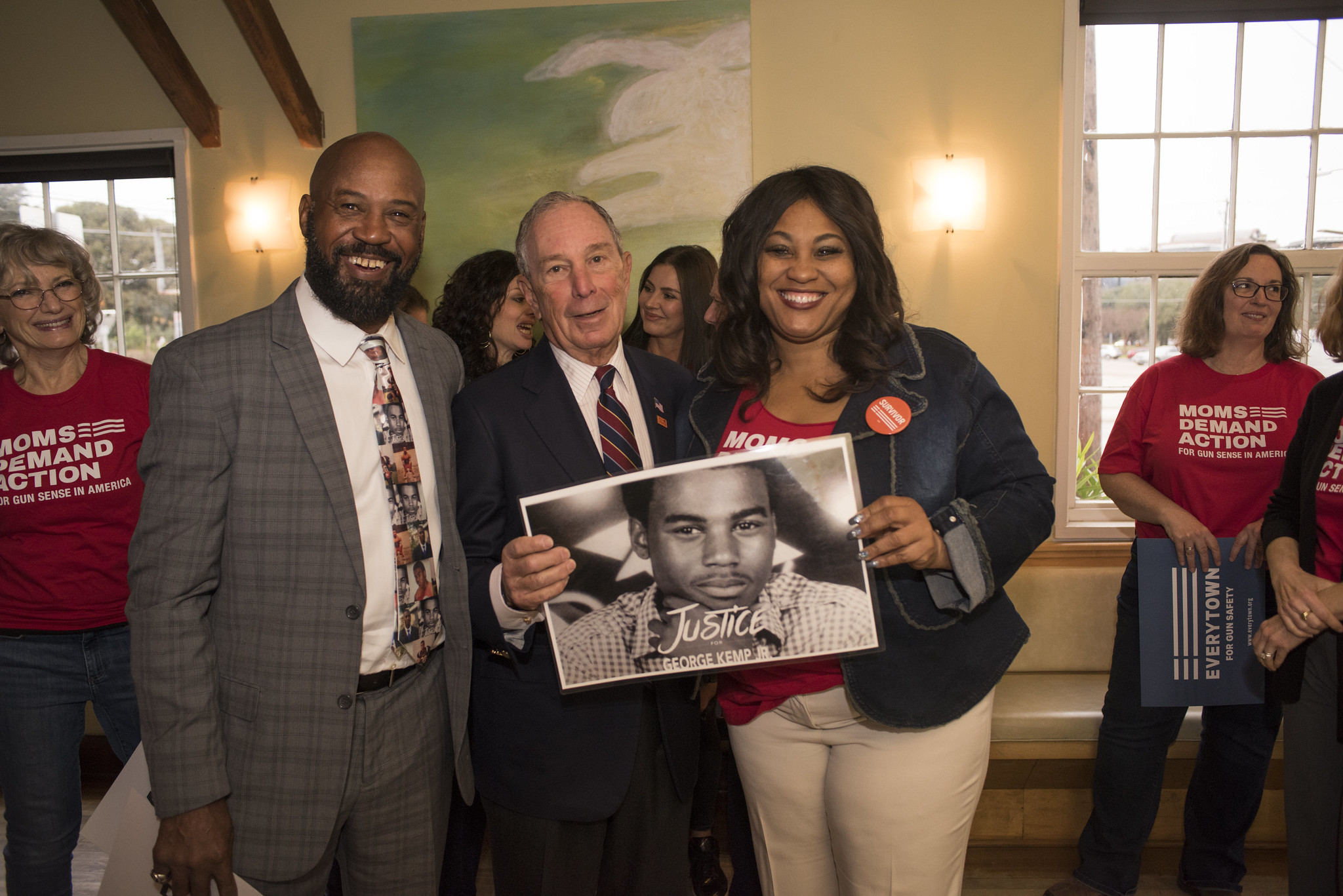 Mike Bloomberg visits Austin to attend a Moms Demand Action event, January 11th, 2019.