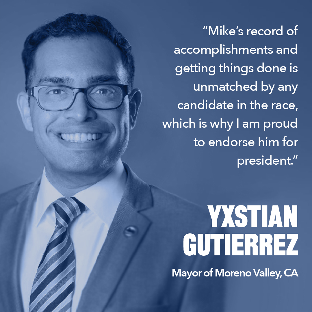 Mayors for Mike Mike Bloomberg for President